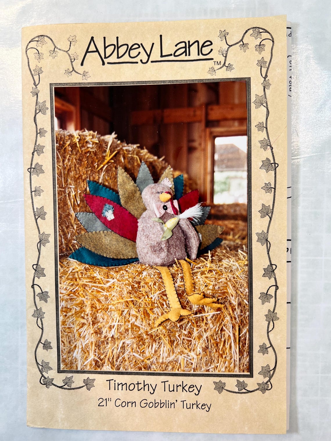 Abbey Lane Pattern Timothy Turkey Craft Pattern 21 Inch Turkey ...