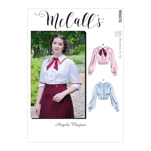 McCalls M8078 Edwardian Era Day Shirt Dress Angela Clayton Costume  Adult Size and Plus size