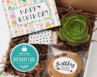Happy Birthday Gift Box - Send a Birthday Gift | Birthday in a Box | Friend Gift | Coworker Gift | Birthday Card