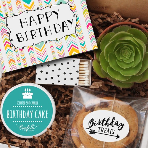 Birthday Gift Happy Birthday Gift Box Send a Birthday Gift Etsy