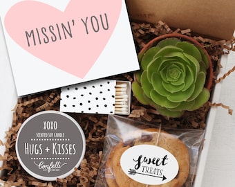 Missin' You Gift -  Miss You Gift | Long Distance Friendship Gift | Best Friend Gift | Send a Gift | College Care Package