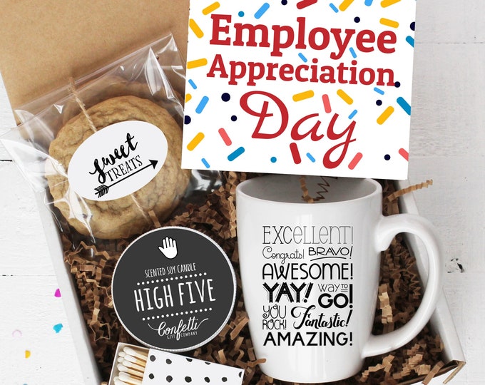 Employee Appreciation Day Mug Gift Box -  Staff Appreciation Gift | Employee Recognition Gift | Employee Appreciation Day