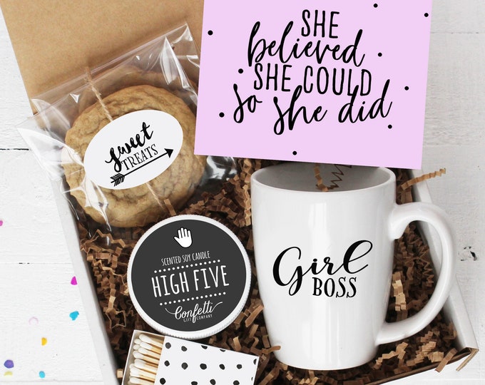 She Believed She Could So She Did Gift Box | Graduation Gift Box | Gift For Her | Congratulations | College Graduation | Spa Gift