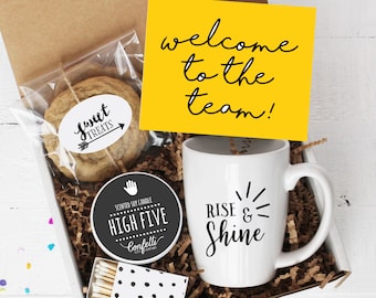 Welcome to the Team Mug Gift Box -  Corporate Gift | New Employee Gift | New Team Member Welcome | Congratulations Gift | Welcome Gift