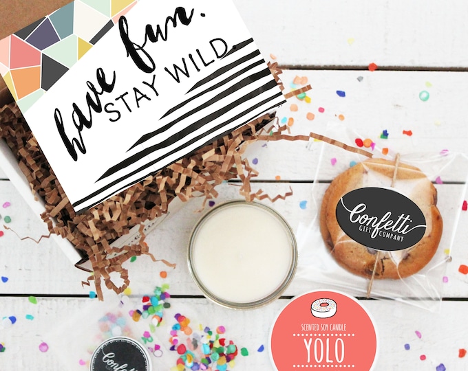 Mini Have Fun, Stay Wild Gift Box - Birthday Gift | Friend Gift | Send a Gift |  Long Distance Gift | BFF Gift | Thinking of Your Gift