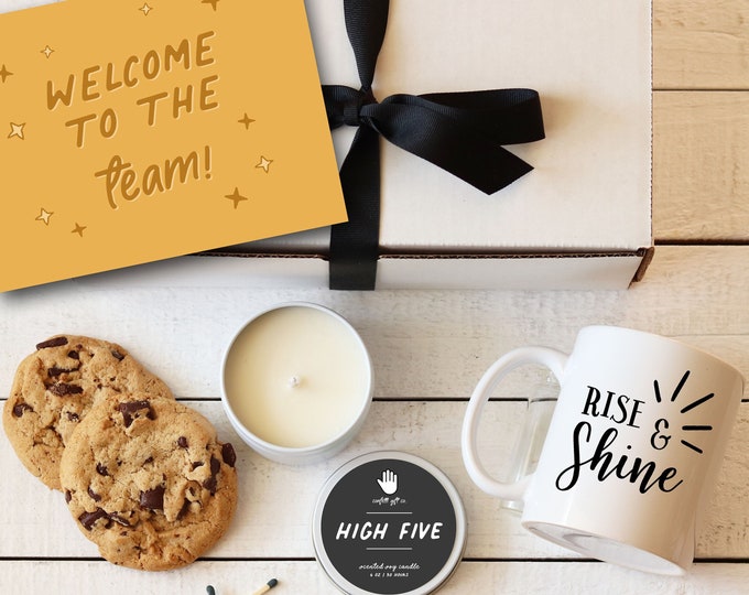 Welcome to the Team Mug Gift Box -  Corporate Gift | New Employee Gift | New Team Member Welcome | Congratulations Gift | Welcome Gift