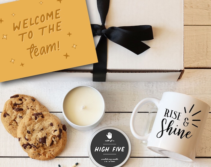 Welcome to the Team Mug Gift Box -  Corporate Gift | New Employee Gift | New Team Member Welcome | Congratulations Gift | Welcome Gift