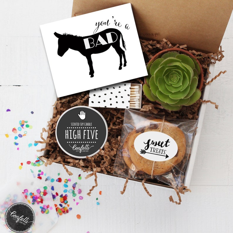 You're A Bad Ass Gift Box -  Graduation Gift | Appreciation Gift | Best Friend Gift | Congratulations Gift| Coworker Gift | Promotion Gift 