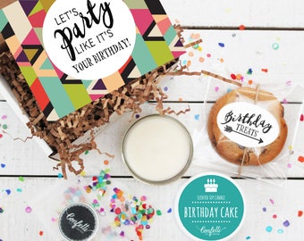 Mini Let's Party Like It's Your Birthday Gift Box - Birthday Gift | Long Distance Birthday Gift | BFF Birthday Gift | Birthday Card