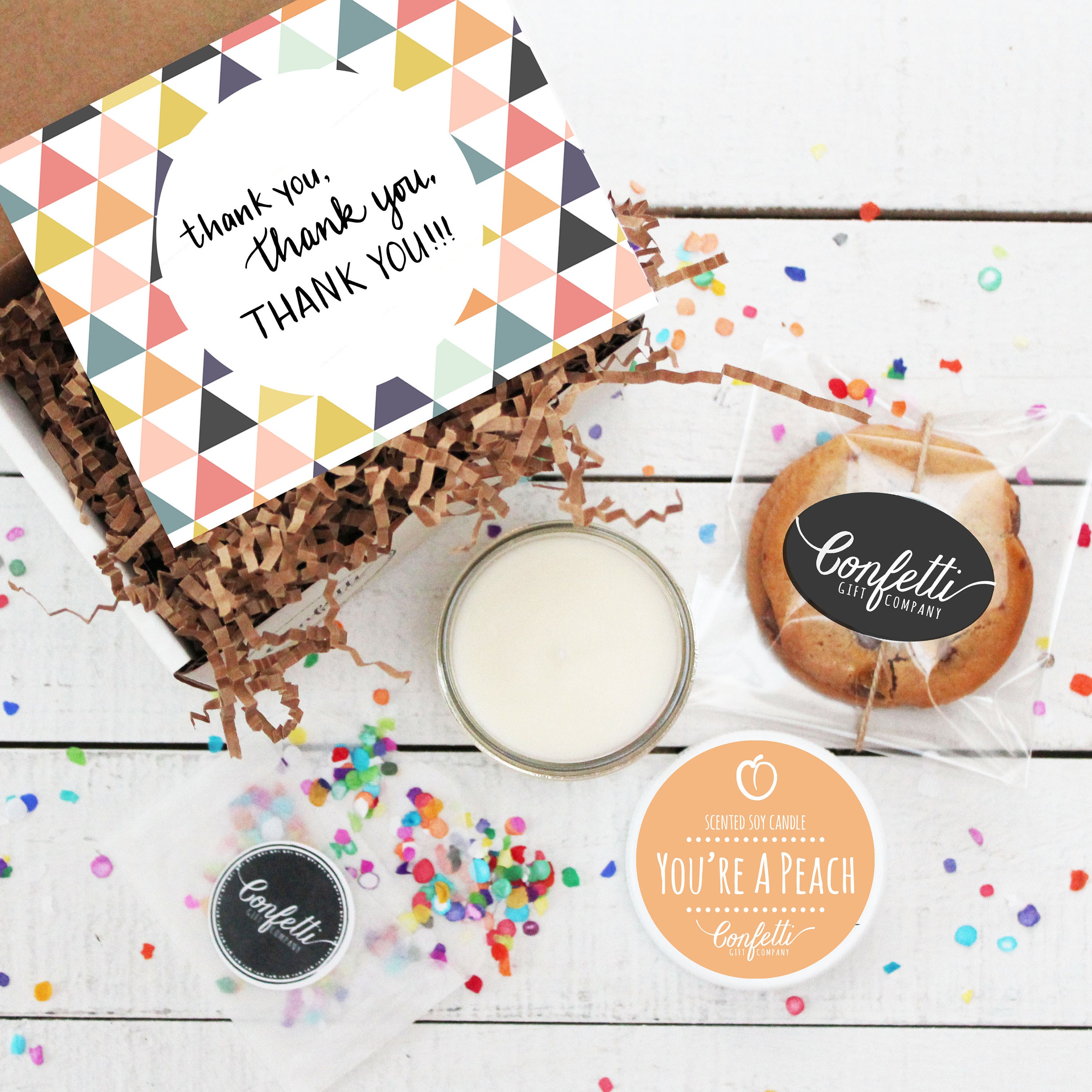 Mini Thank You Gift Box Appreciation Gift Best Friend Gift Etsy