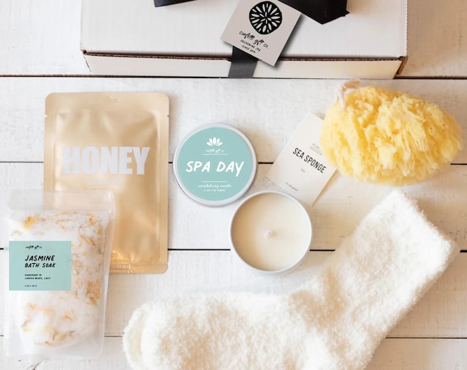 Blissful Spa Gift Box | Spa Gift | Bridal Party Gift | Teacher Gift | Send a Gift | Gift for Her | Spa Day Gift | Engagement Gift