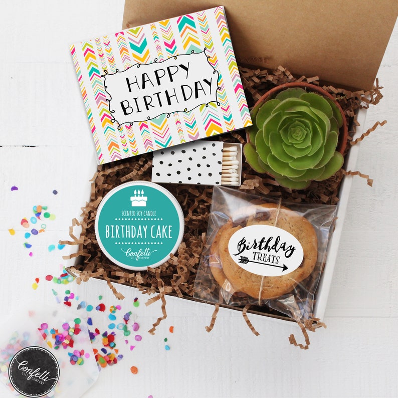 Birthday Gift - Happy Birthday Gift Box - Send a Birthday Gift | Birthday Gift in a Box | Friend Gift | Coworker Gift | Birthday Card 