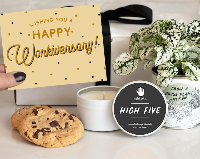 Work Anniversary Gift for Employee Happy Workiversary Gift Box Employee Anniversary Gift for Staff Appreciation Gift for Employee