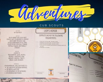 Lion Adventure Book - Etsy