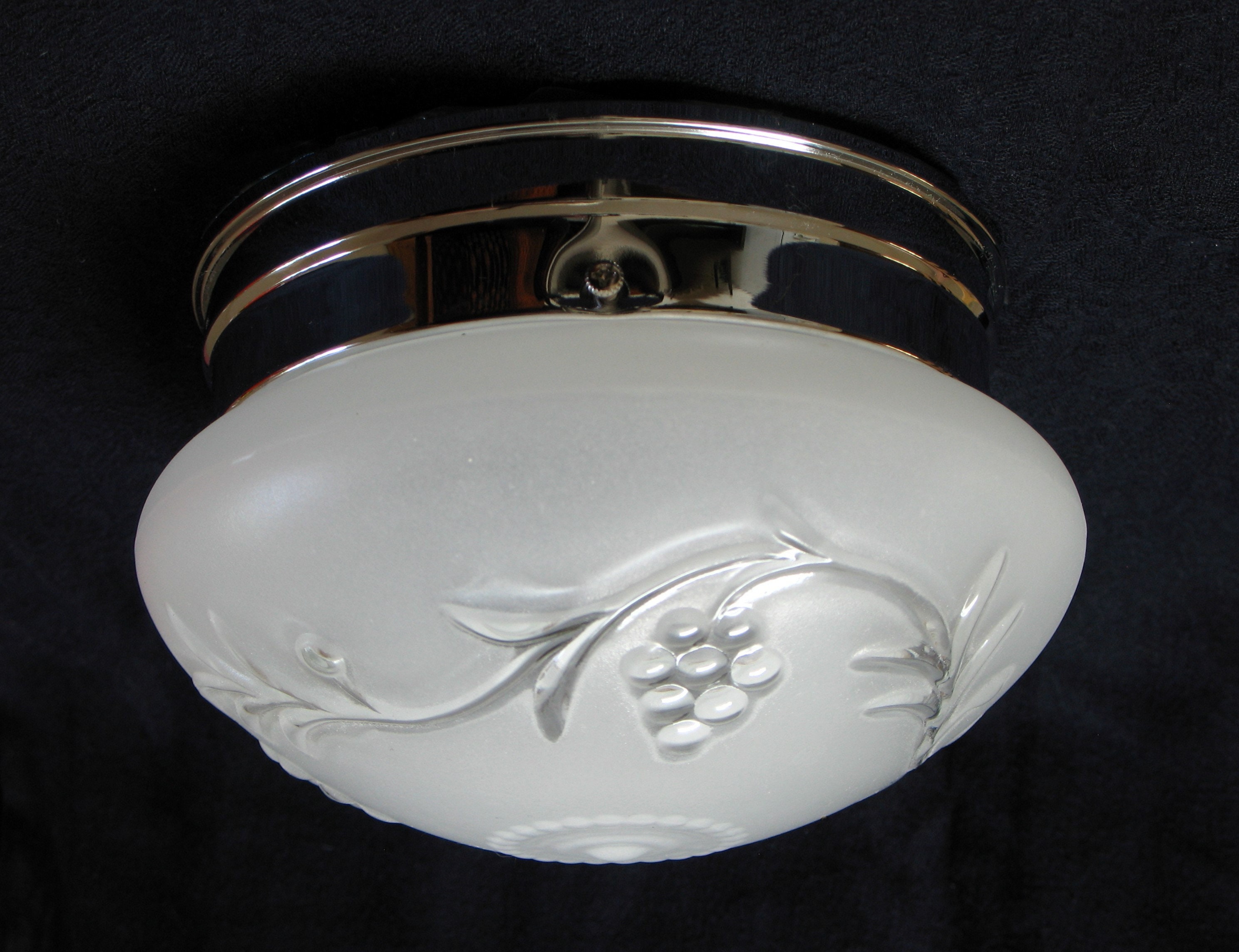 Iluminación vintage: Accesorio de techo de montaje al ras de | Etsy