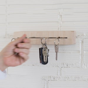Portachiavi da parete | Organizer minimalista per chiavi per la casa | Pratico contenitore per le chiavi e facile accesso | Soluzione senza ingombri