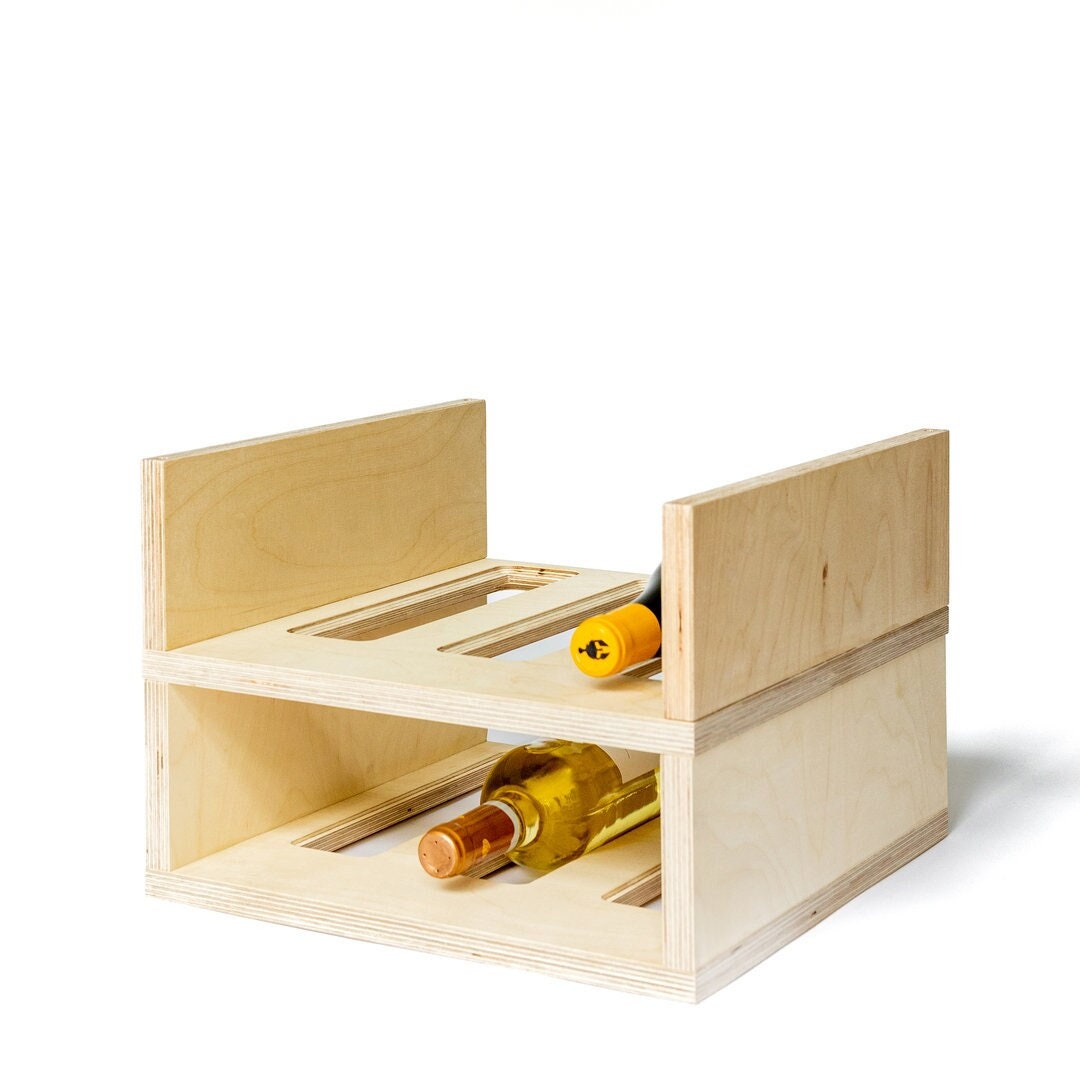 Stackable and Modular Bottle Rack for Wine and Cava. Organize Your ...
