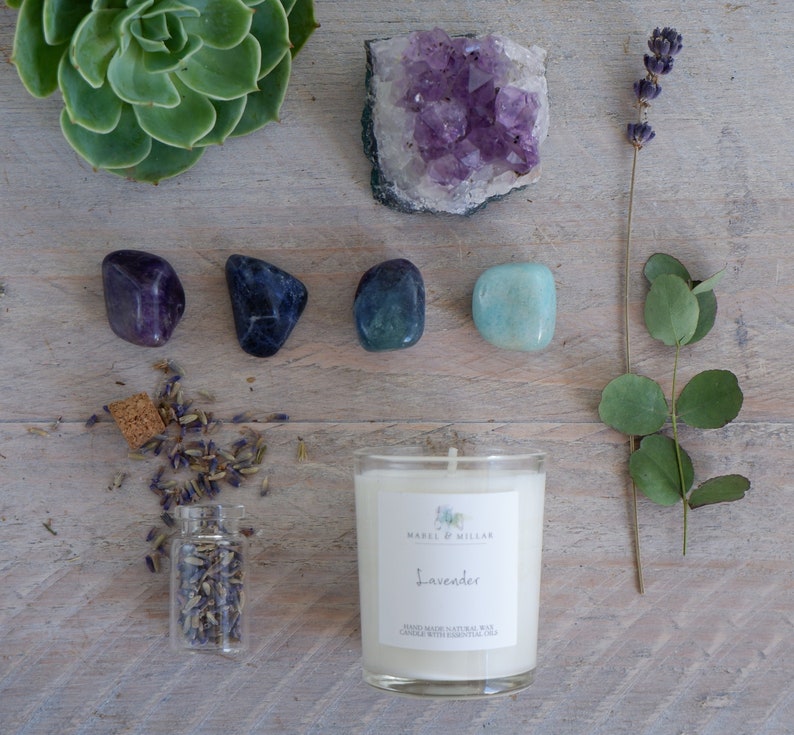 Healing Crystals Gift Set. Relaxation and Calm Crystal Etsy