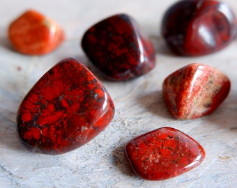 Jasper Gemstone Crystal for Chakra Crystal Healing, Crystals for Root Chakra, 7 Chakras for Meditation