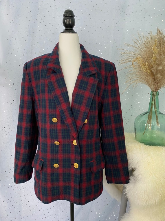 Plaid Blazer