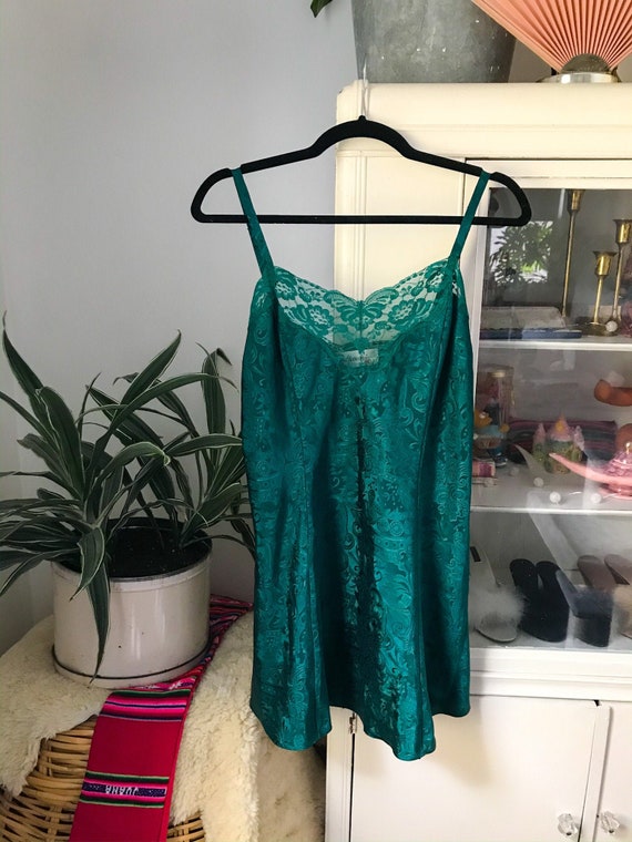 Emerald Green Godess Slip