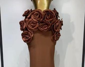 Customize Floral 2 piece Long Skirt Set Design