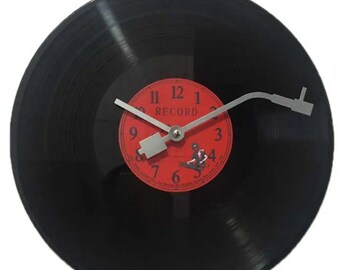 Customize Retro Vinyl Record Wall Clock Design