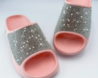 Personalizar el diseño de zapatillas rosa diamante
