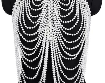 Customize Full Body Pearl Necklace Design