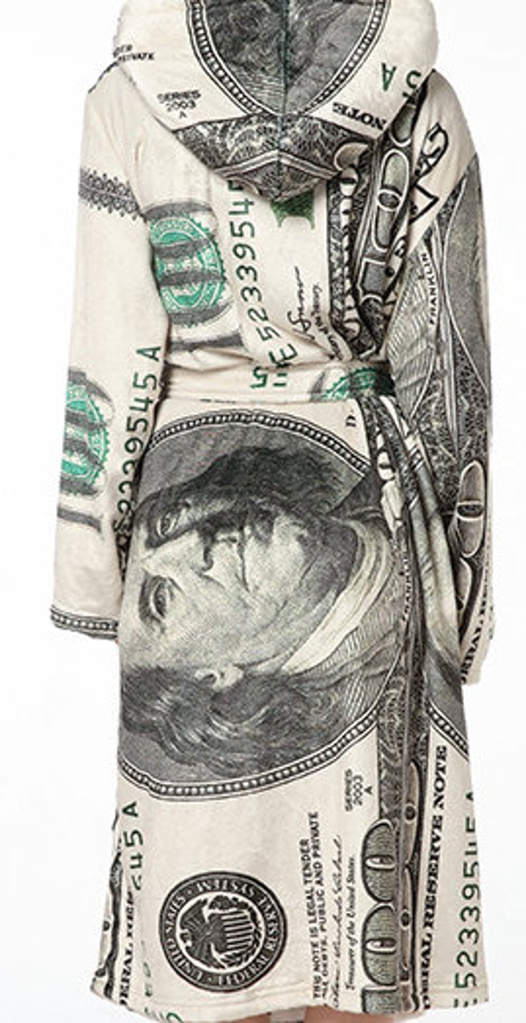 Customize Unisex 100 Dollar Robe Design Etsy