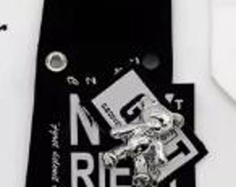 Customize Black Unique Chain Necktie Design