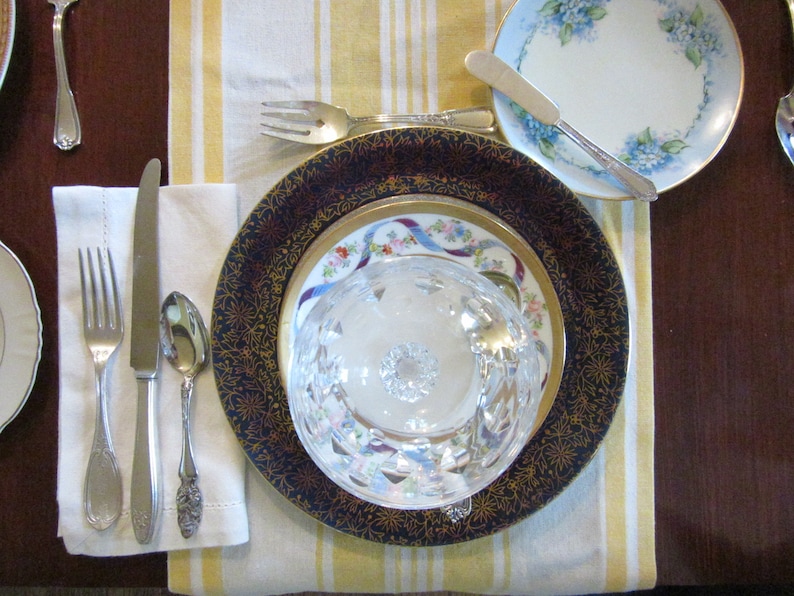 Set of 4 Mixed Vintage Hotel Flatware Silverplated Salad Knife Fork ...