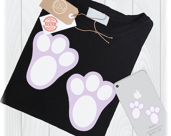 Bunny Feet SVG File, Easter Cut Files (svg, dxf, pdf, png, gif, jpeg)