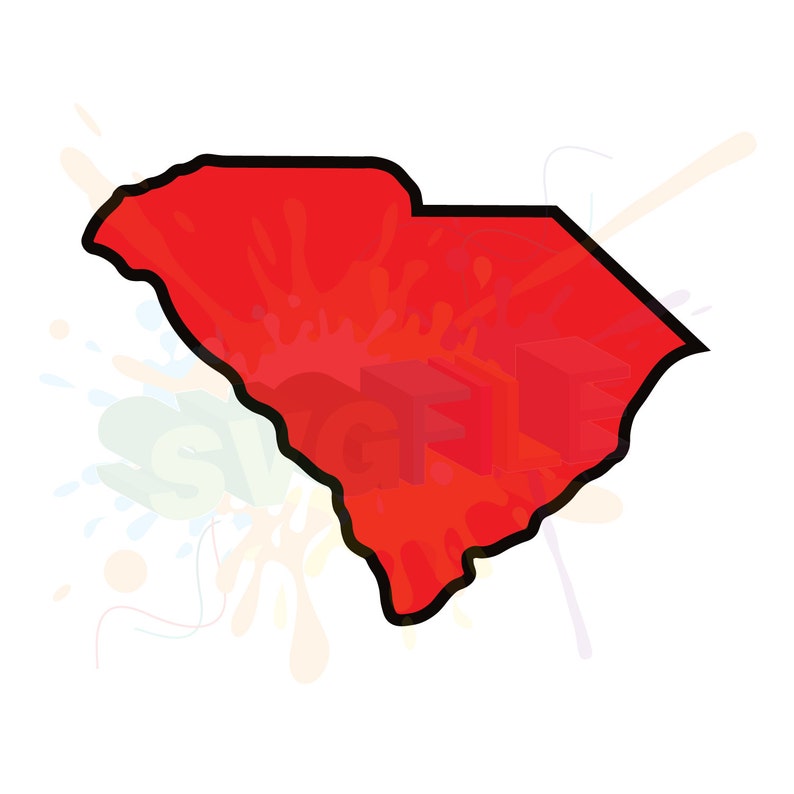 South Carolina Svg Files Svg State Svg Svg File Svg Files Etsy