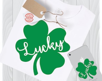 St Patricks Day Shamrock Svg Files for Cricut, Silhouette (Digital Download)