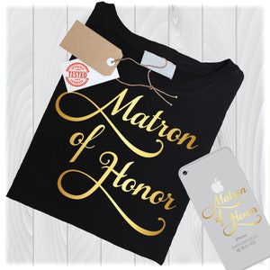 Matron of Honor SVG, Wedding Bridal Party Designs (Digital Files)
