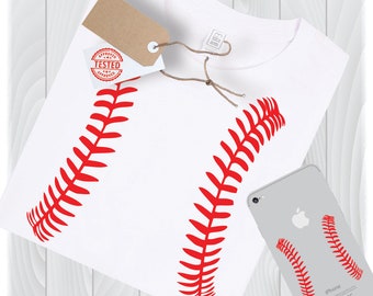 Baseball Stitches SVG, Softball Laces Cut Files (Digital Download)