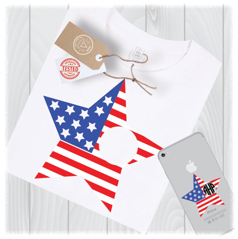 Download 4th of July Monogram Svg Files for Cricut Designs 4th of July | Etsy