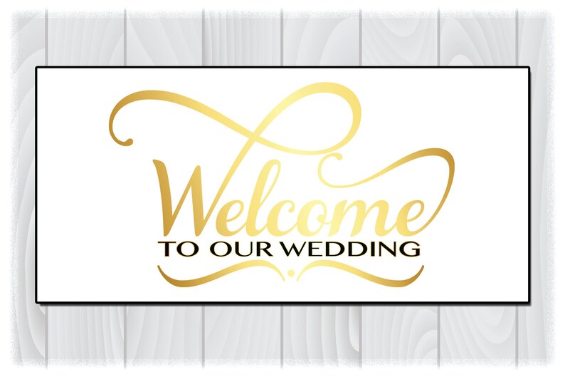 Download Welcome Wedding Sign SVG Files for Cricut Designs Wedding ...
