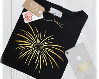 Gold Fireworks Svg Files for Cricut Designs, 4th of July Svg, Fourth of July Svg, Patriotic Svg, Boy Svg, Girl Svg, Independence Day Svg