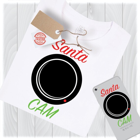 Download Santa Cam Svg Files For Cricut Designs Santa Svg Ornament Etsy PSD Mockup Templates