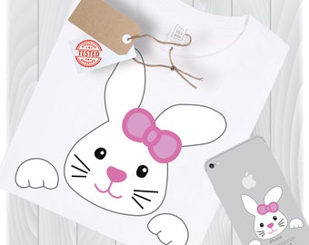 Easter Bunny Girl SVG: Cricut, Silhouette, and More (Digital Files)