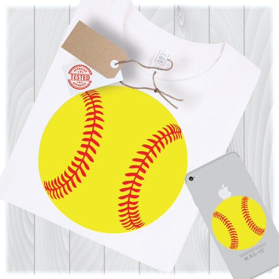 Softball SVG Cut Files, Cricut & Silhouette (Digital Download)