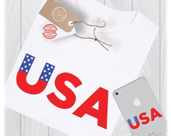 USA Flag SVG, 4th of July Patriotic Design (svg, png, dxf, pdf, jpg, gif)