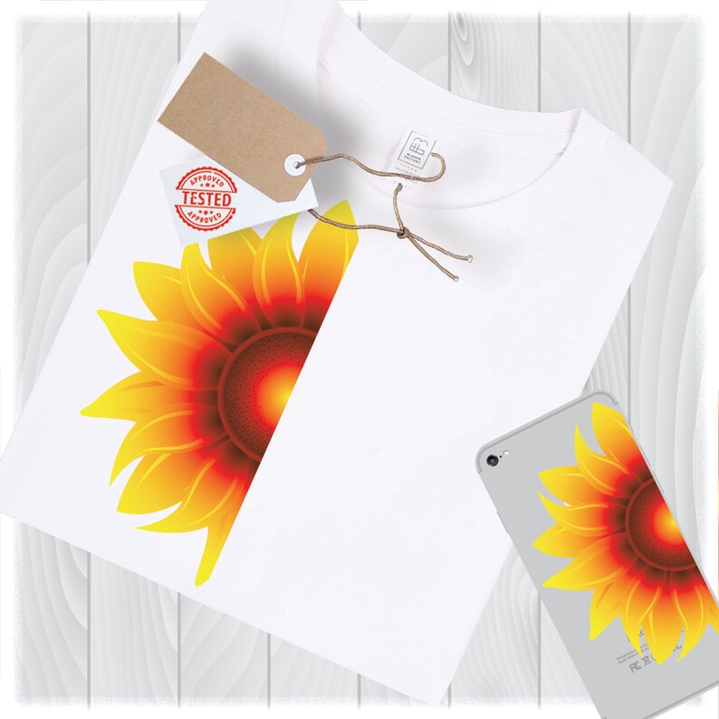 Half Sunflower Svg files for Cricut Designs Svg Sunflower ...