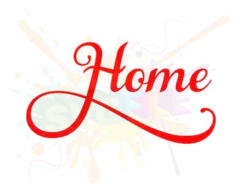 Cricut 用 Home Sweet Home SVG ファイル (デジタルダウンロード)