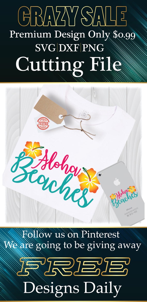 Download Free Aloha Beaches Svg Files For Cricut Designs Aloha Svg Summer Etsy SVG Cut Files