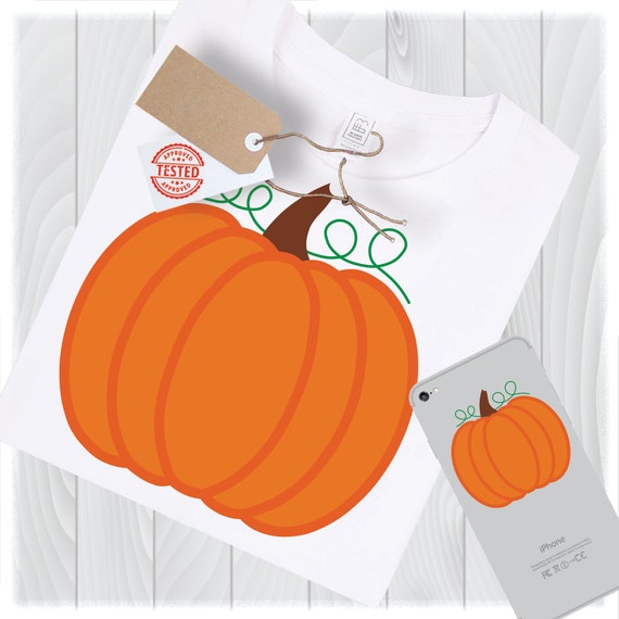 Cute Pumpkin SVG Files for Cricut Designs | Pumpkin Clipart | Pumpkin with Leaves Svg | Halloween Pumpkin Svg | Thankful Pumpkin Svg
