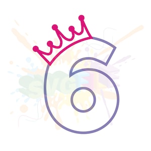Plotterdatei 6. Geburtstag, 6. Geburtstag, SVG, 6. Geburtstag, SVG, 6. Geburtstag, Svg, 6. Geburtstag