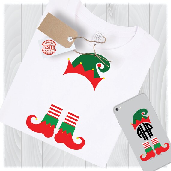 Elf Monogram SVG Files for Cricut 